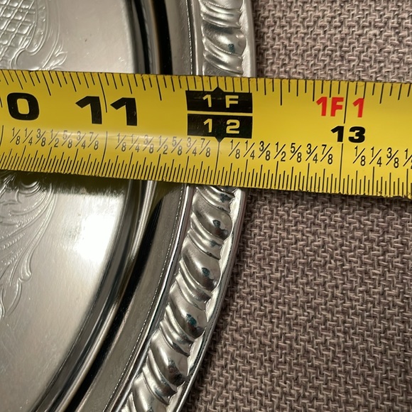IRVINWARE Made in USA Silver Plated Serving Platter Plate or Tray - Picture 8 of 13